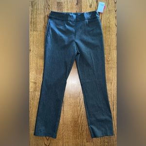 Kim rogers millennium pants tummy panel heather gray size 14a
